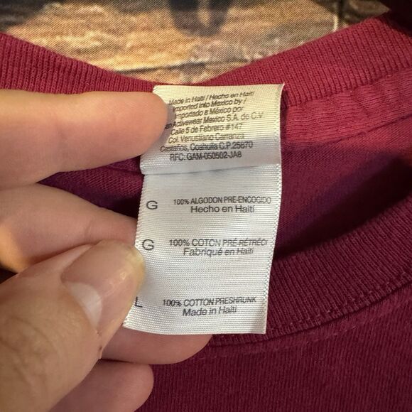 Charles Towne Landing T-Shirt Large Maroon EST 1670 SC History Homeland Security - Picture 5 of 8